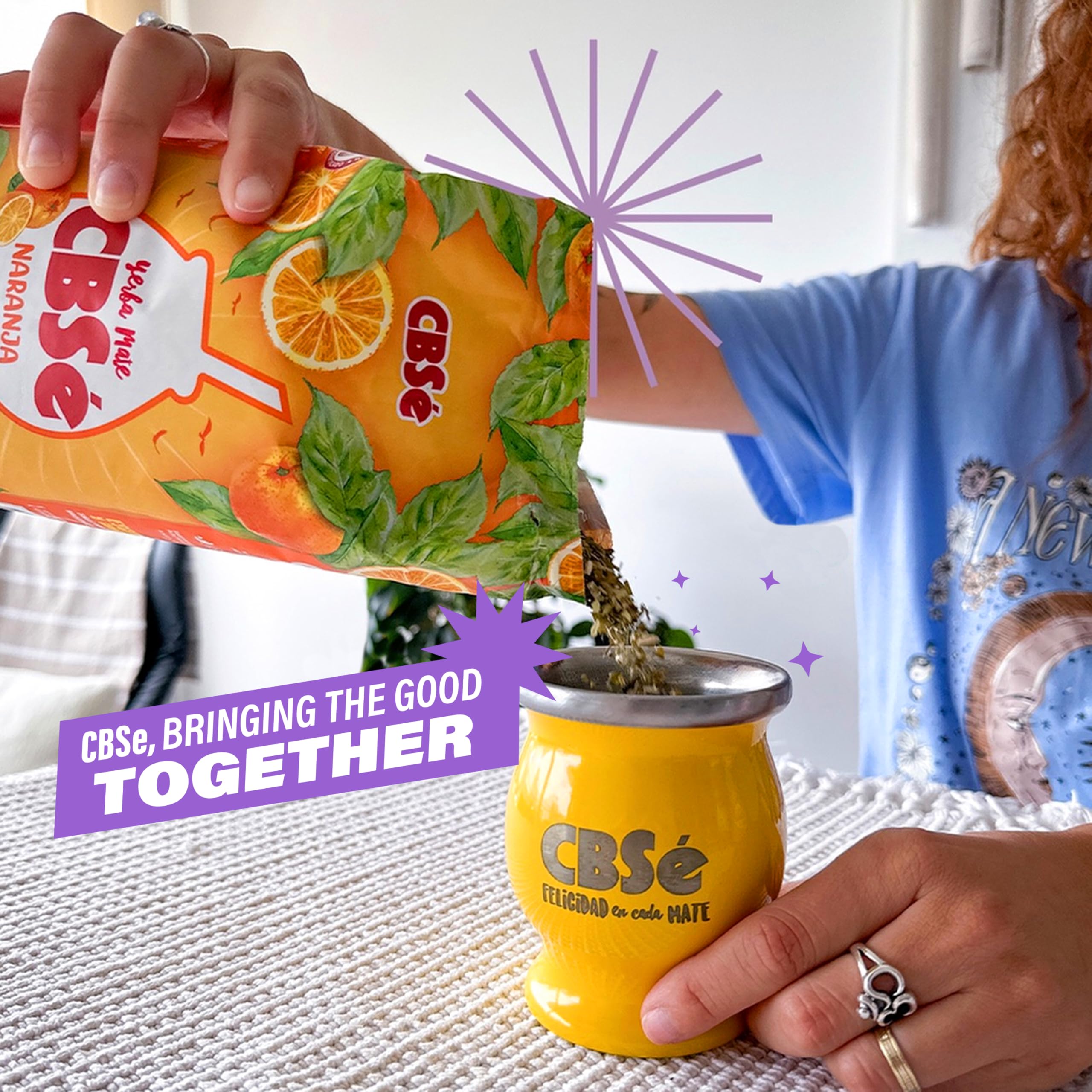 CBSé Yerba Mate Orange – bombilla idéale pour une préparation traditionnelle