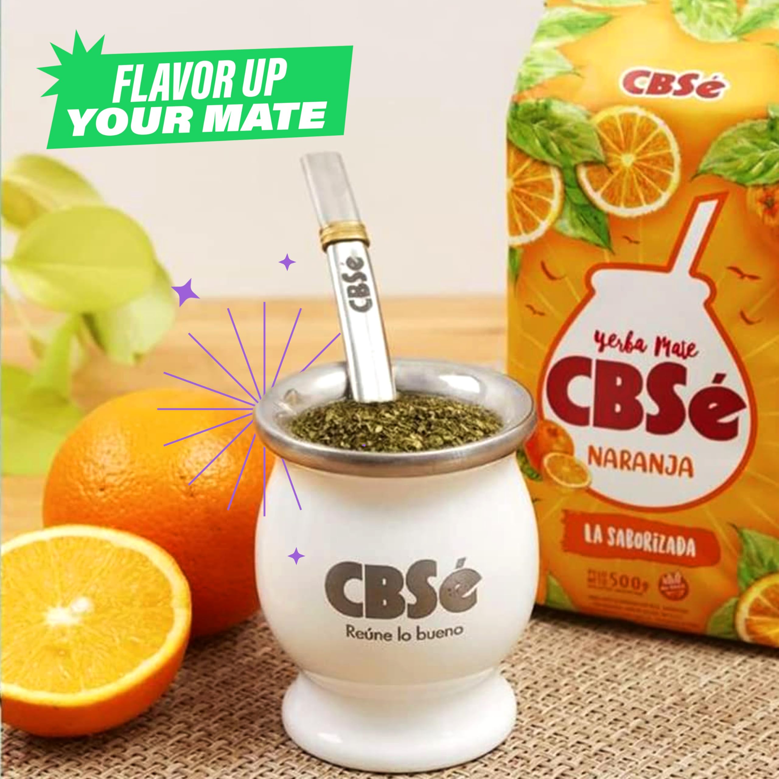 CBSé Yerba Mate Orange – infusion chaude ou froide selon votre préférence