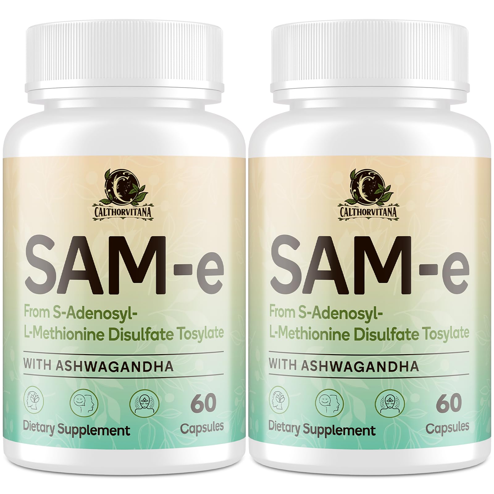 SAM-e de C Calthorvitana en capsules, bouteille prête à l'emploi.