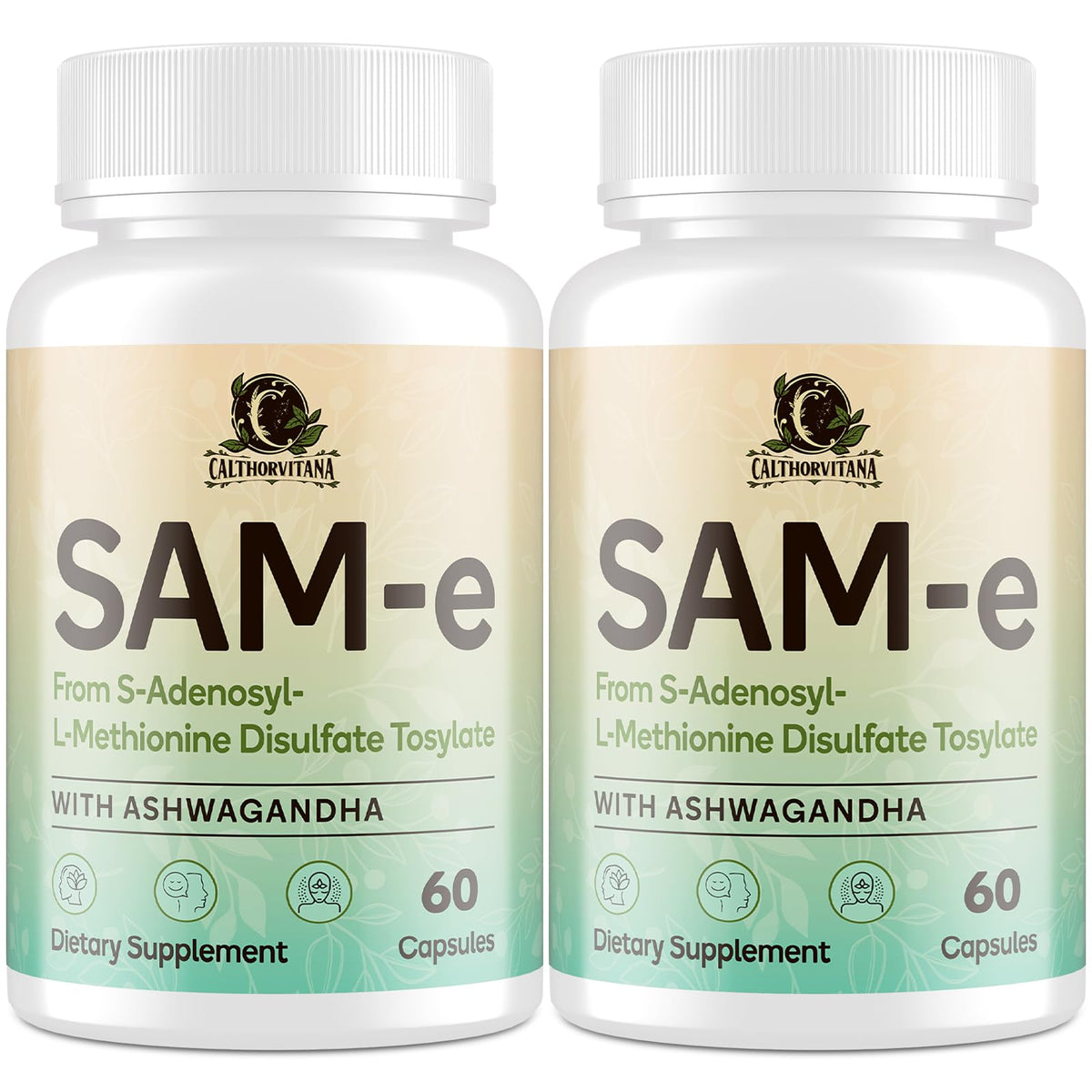 SAM-e de C Calthorvitana en capsules, bouteille prête à l'emploi.