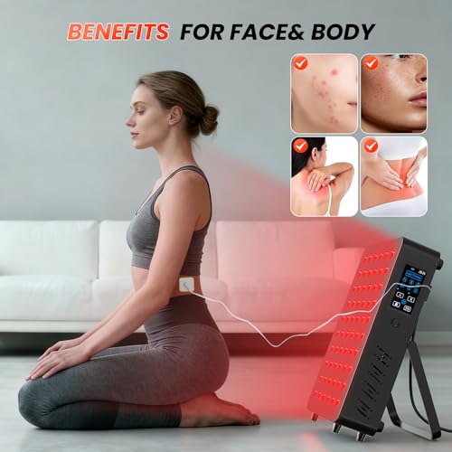 CcGiru lumière infrarouge proche visage, chaleur douce et détente