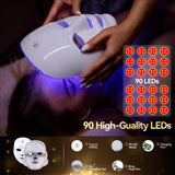 CDKMAX masque LED bleu – éclairage ciblé pour une peau rafraîchie.