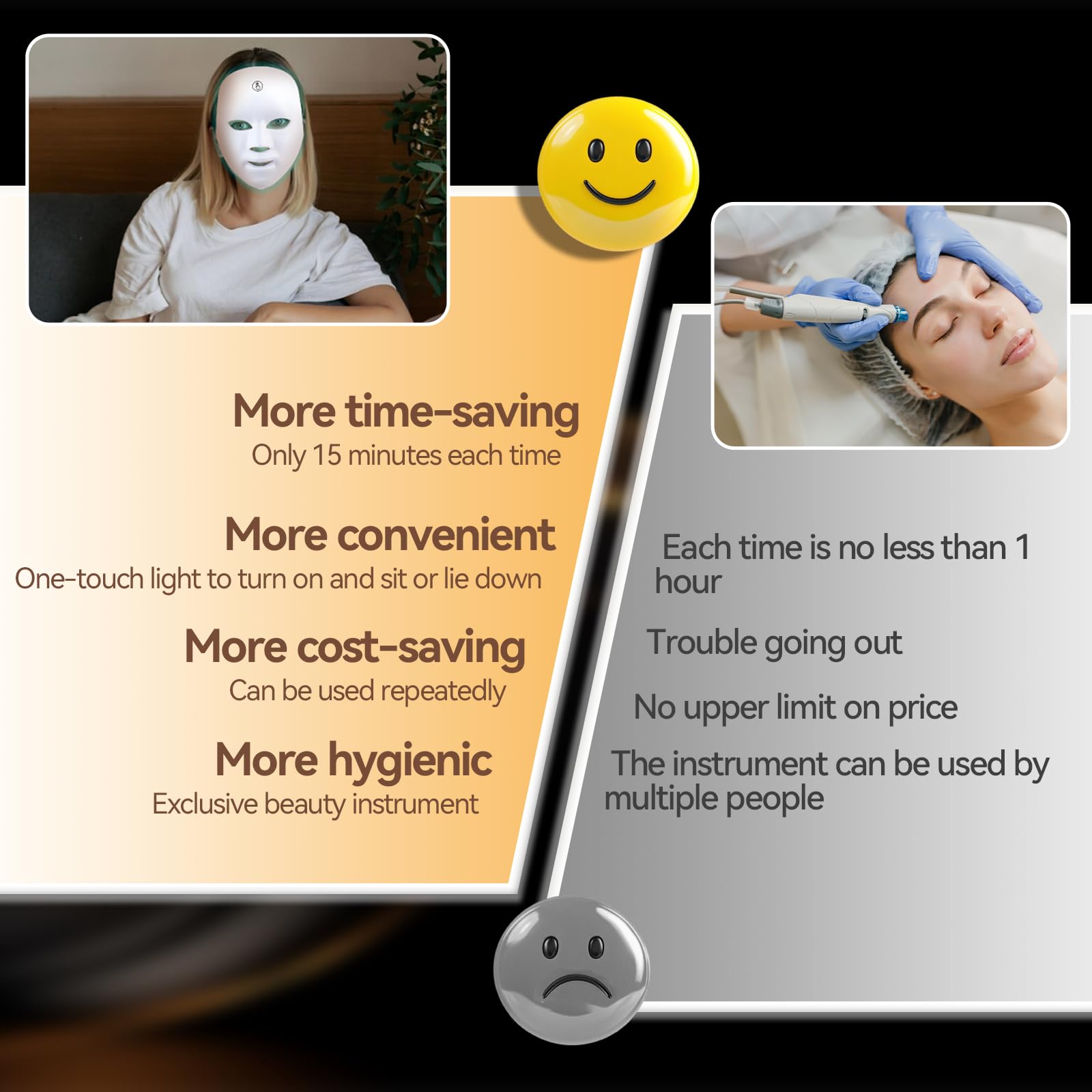 CDKMAX masque LED rose – routine spa maison en quelques minutes.