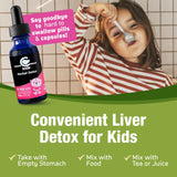 Doseur-pipette pratique pour doser précisément Cedar Bear Detox Enfants.