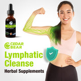 Routine de bien-être avec Cedar Bear Naturales gouttes drainantes.
