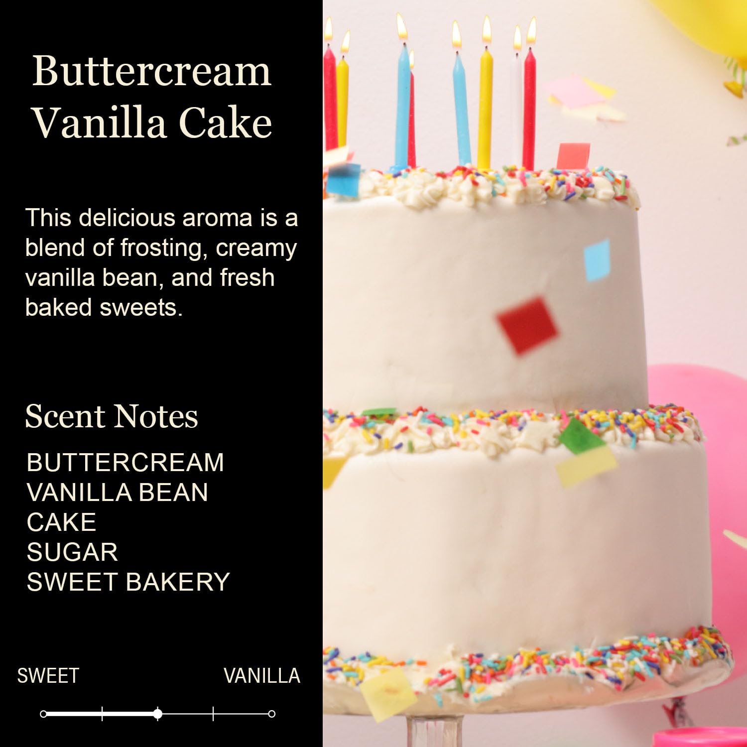 Bougie Cedar Crate Market buttercream vanille, parfum réconfortant et doux.