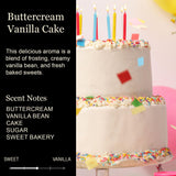Bougie Cedar Crate Market buttercream vanille, parfum réconfortant et doux.