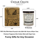 Bougie soja Cedar Crate Market vanille, arôme apaisant pour détente.