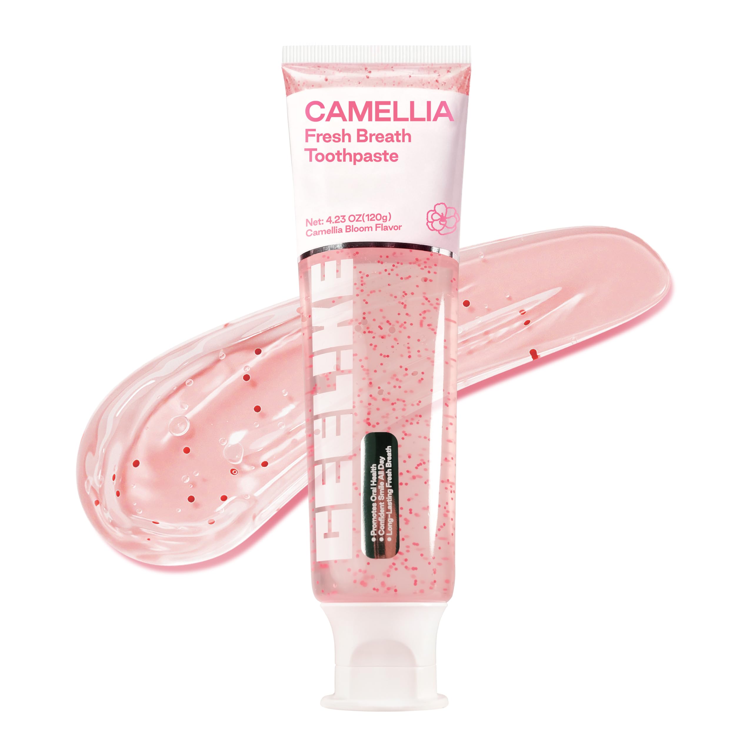 CEELIKE Dentifrice Camellia Fraîcheur, bouteille élégante pour une expérience florale durable