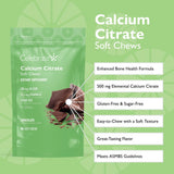 Texture soyeuse des bonbons Celebrate Bariatric calcium citrate D3, faciles à mâcher après l’entraînement.