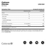  Celebrate Bariatric Calcium citrate citron: format portable pour sac et voyage.