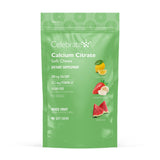 Gomme Celebrate Bariatric Calcium Citrate dans une bouteille, pratique pour l'apport quotidien.