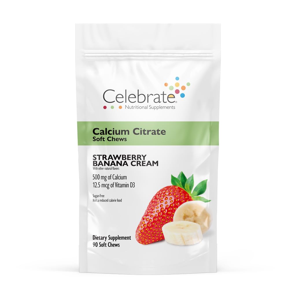 Celebrate Bariatrique Calcium Citrate – bouchée facile pour l’absorption du calcium