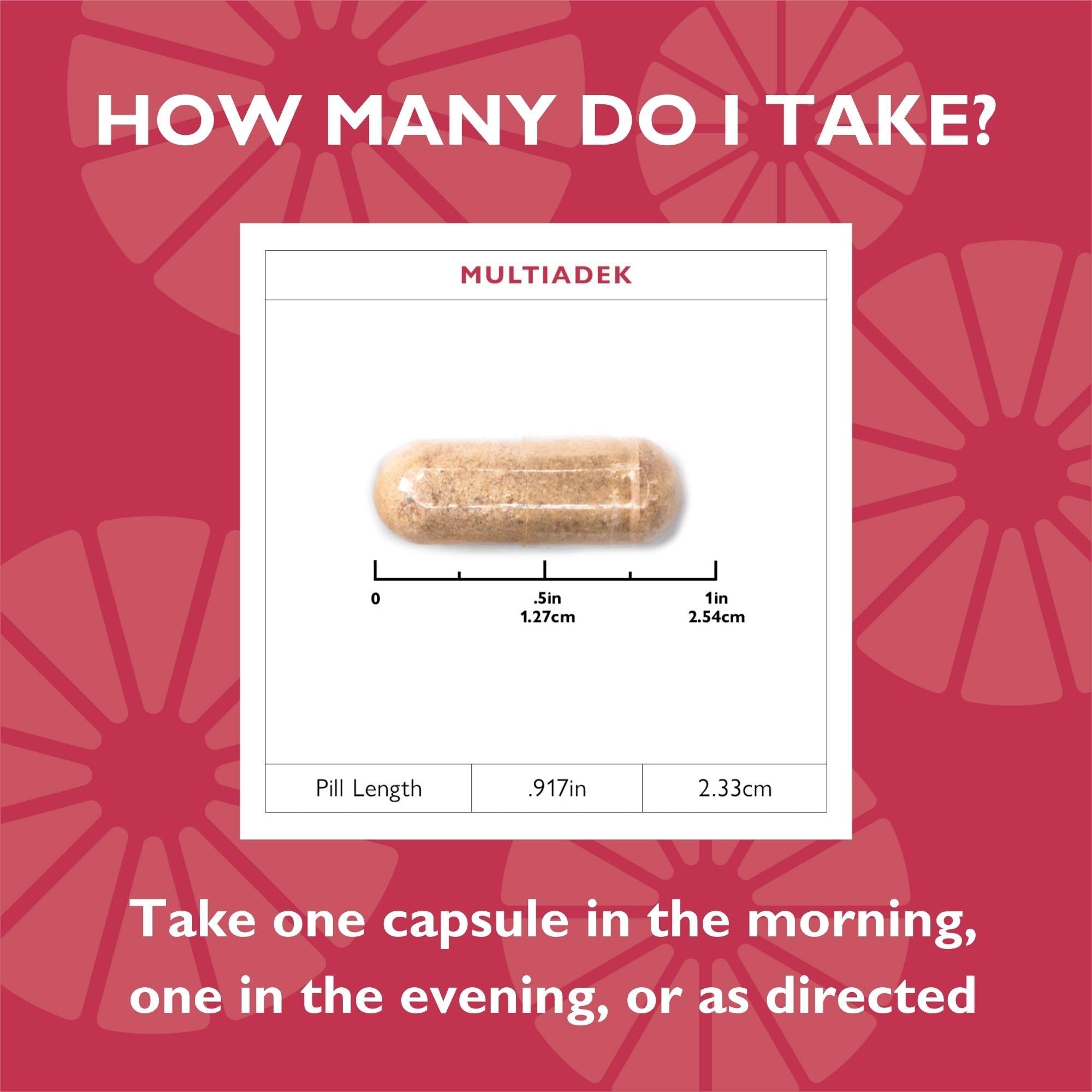  Celebrate Multi ADEK, dosage quotidien, flexible pour les routines post-chirurgie.