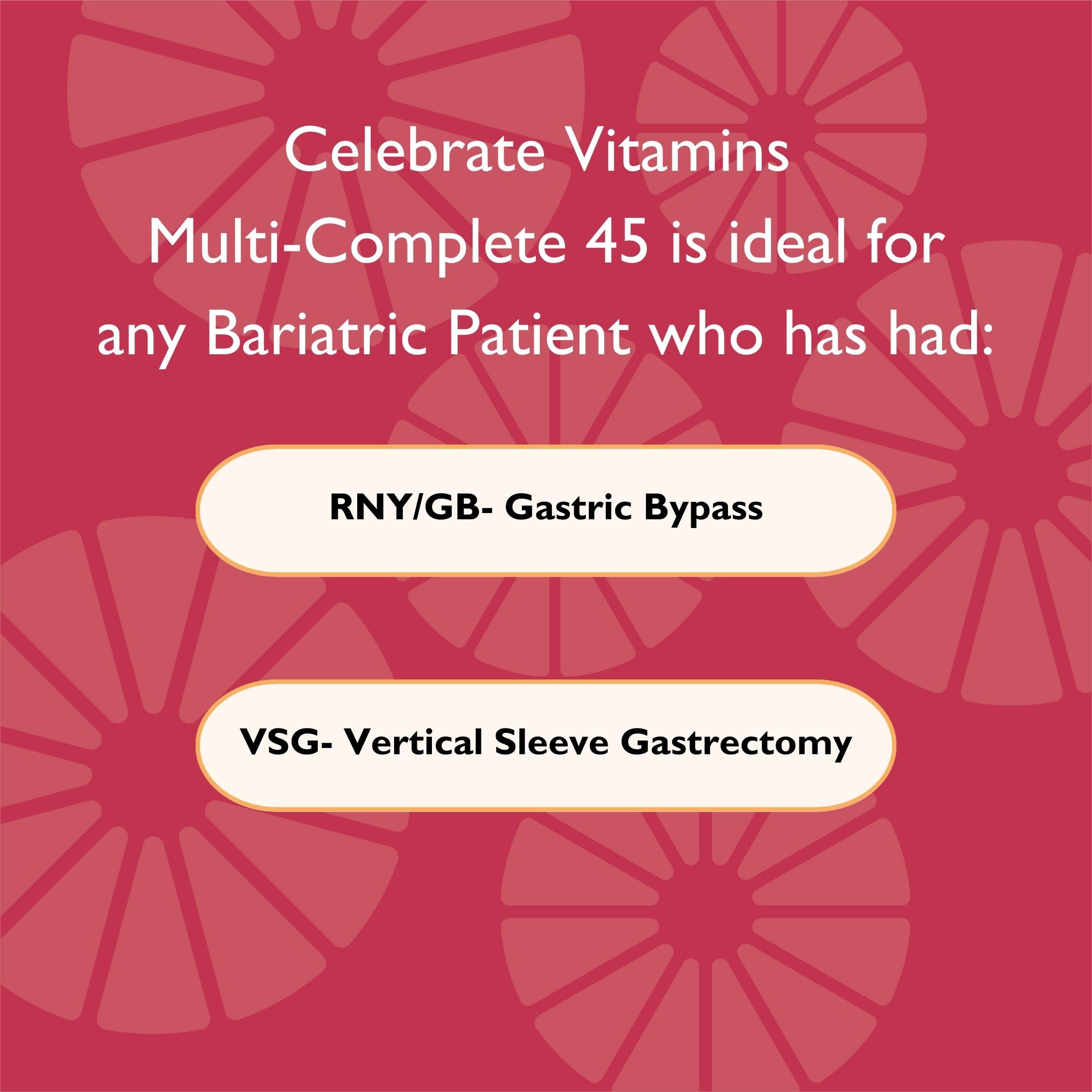 Celebrate Vitamins Multi-Complete, capsules faciles à avaler pour une utilisation quotidienne post-chirurgie.