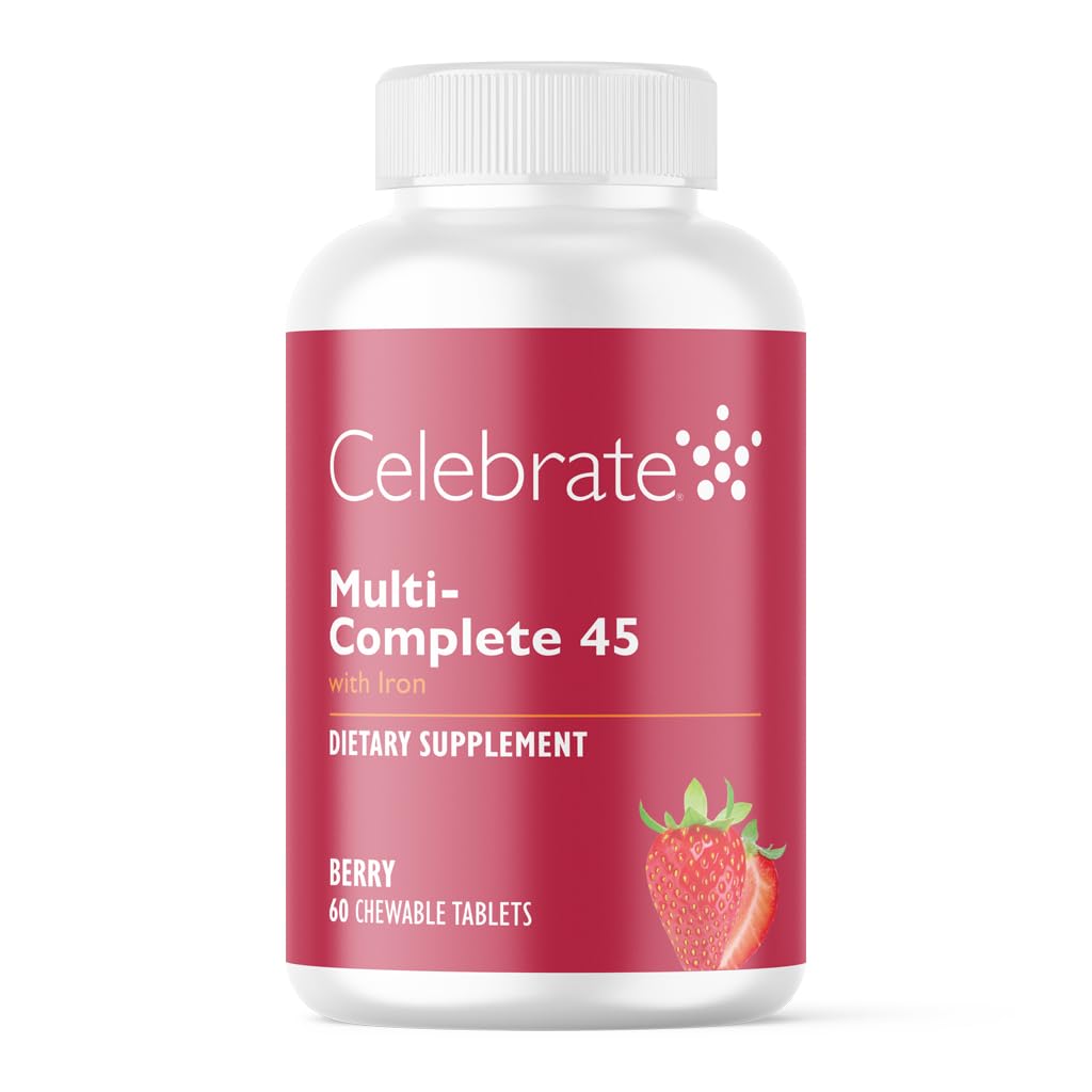 Boîte Celebrate Multi-Complete Chewables baies pour un apport quotidien pratique.