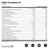Celebrate Vitamins Multi-Complete, minéraux chélatés favorisant l’absorption dans un milieu faible en acide.