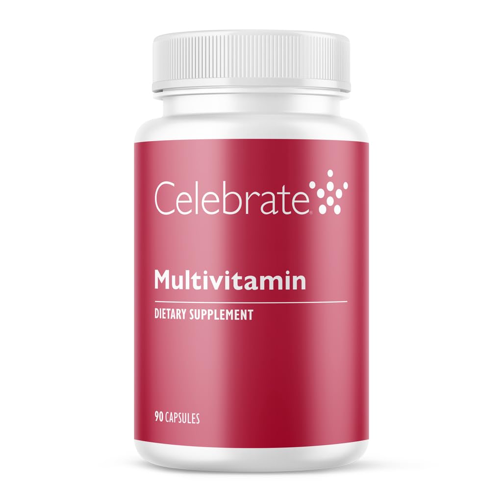 Celebrate Vitamins Multivitamine bariatrique sans fer – bouteille pratique pour l'usage quotidien.