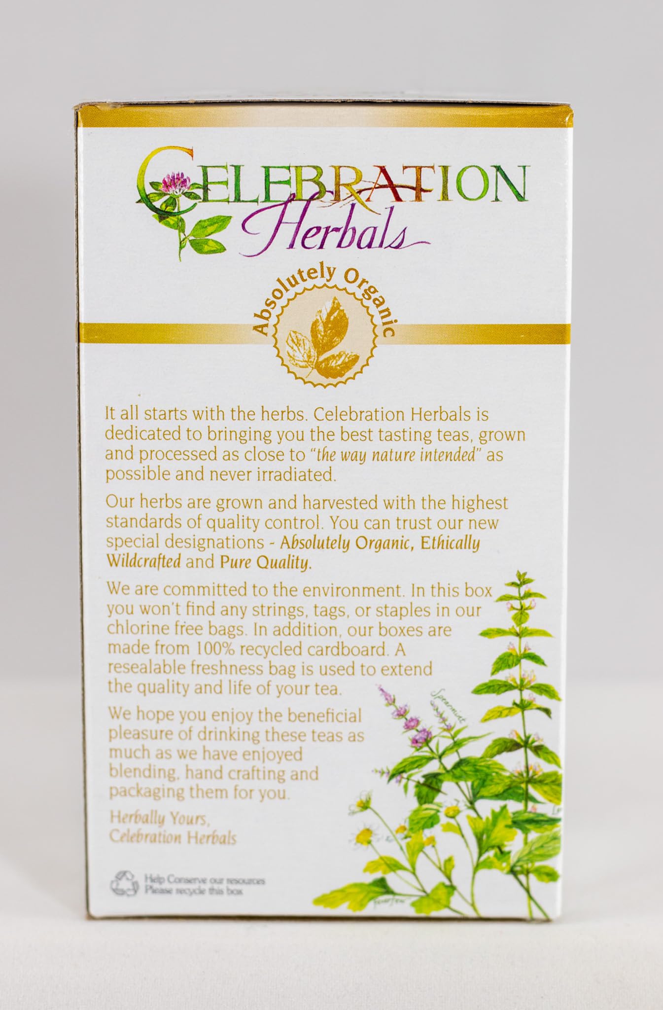 Celebration Herbals Angelique Organique, emballage pratique pour 24 sachets