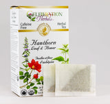 Boîte Celebration Herbals, emballage écoresponsable et pratique pour thé quotidien.