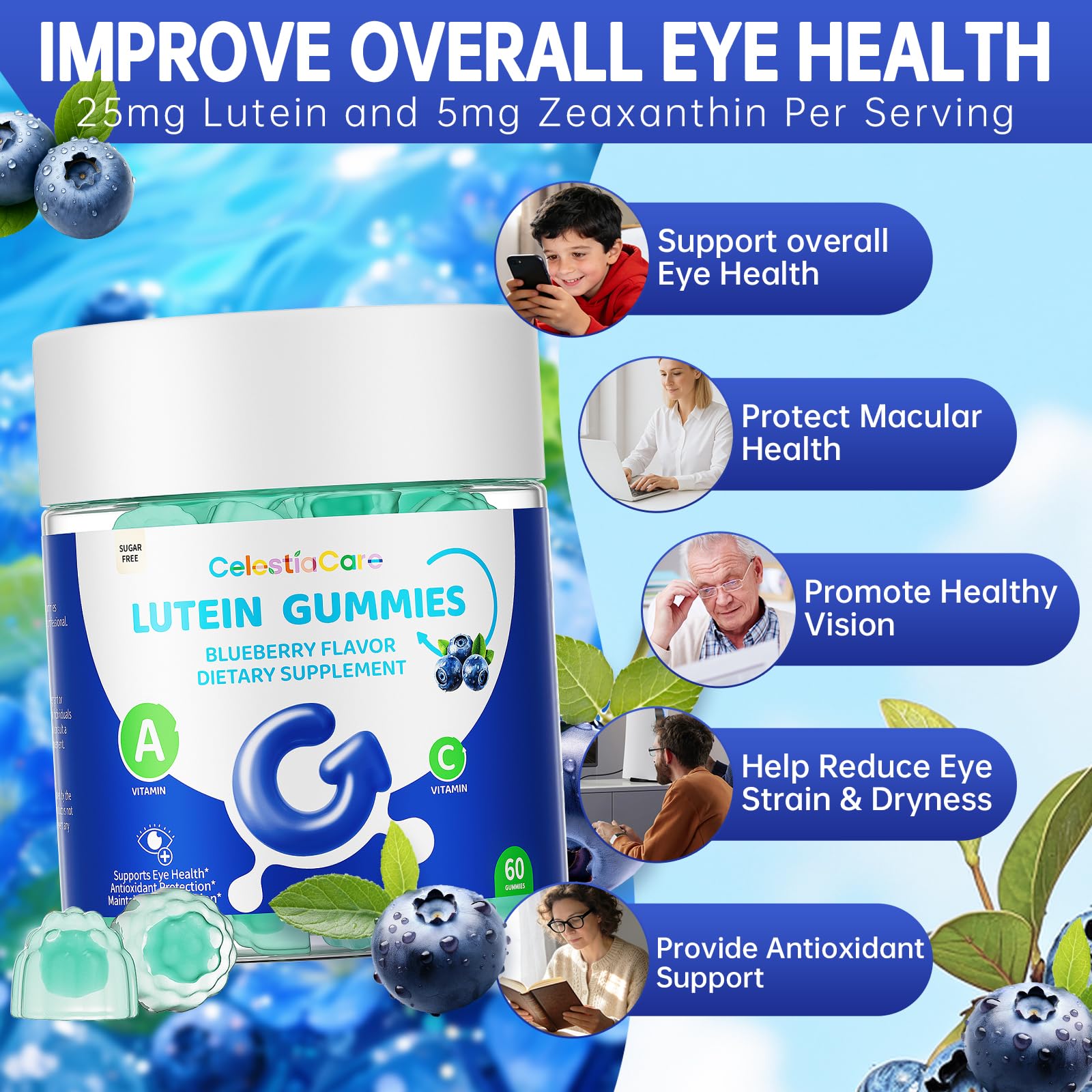 CelestiaCare Formule ameliooree meilleure absorption pour l oeil
