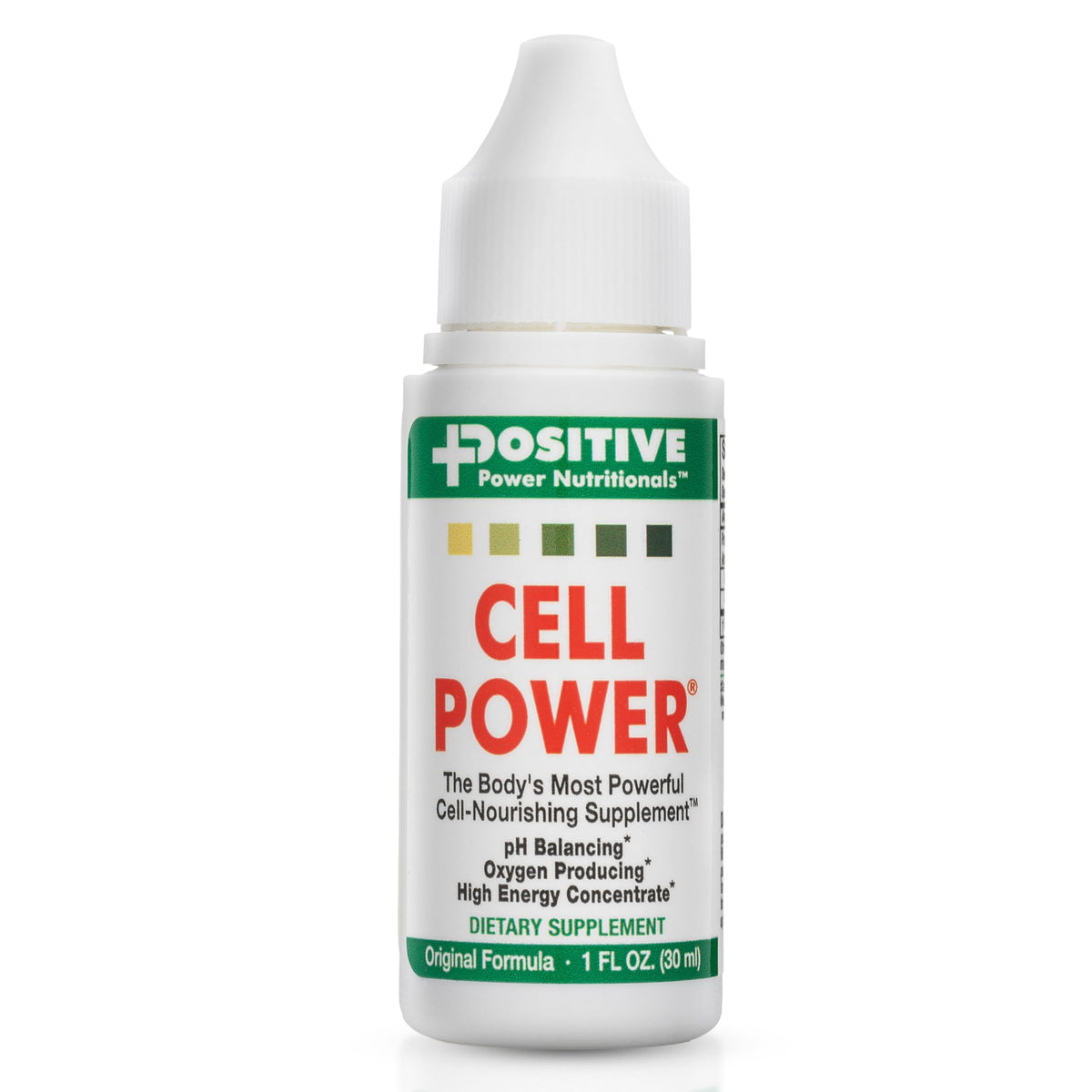 Cell Power Gouttes d’Oxygène : vue d’une bouteille prête à l’emploi pour votre routine quotidienne.