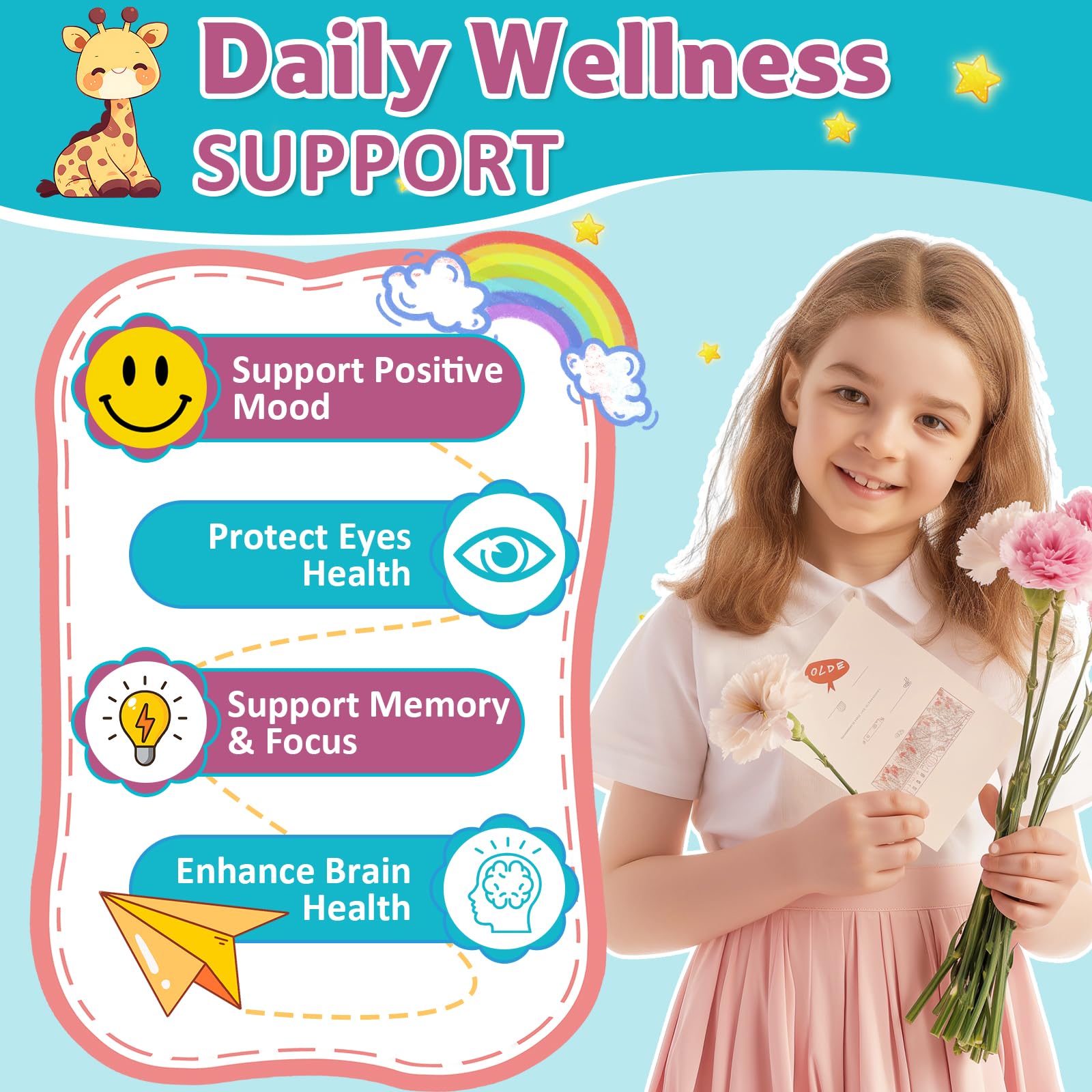 Cellbiolabs vitamine-d3, soutien potentiel pour l'énergie des enfants.