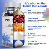 Cellev8 ReDrive gommes – flacon 60 pièces et dosage simple