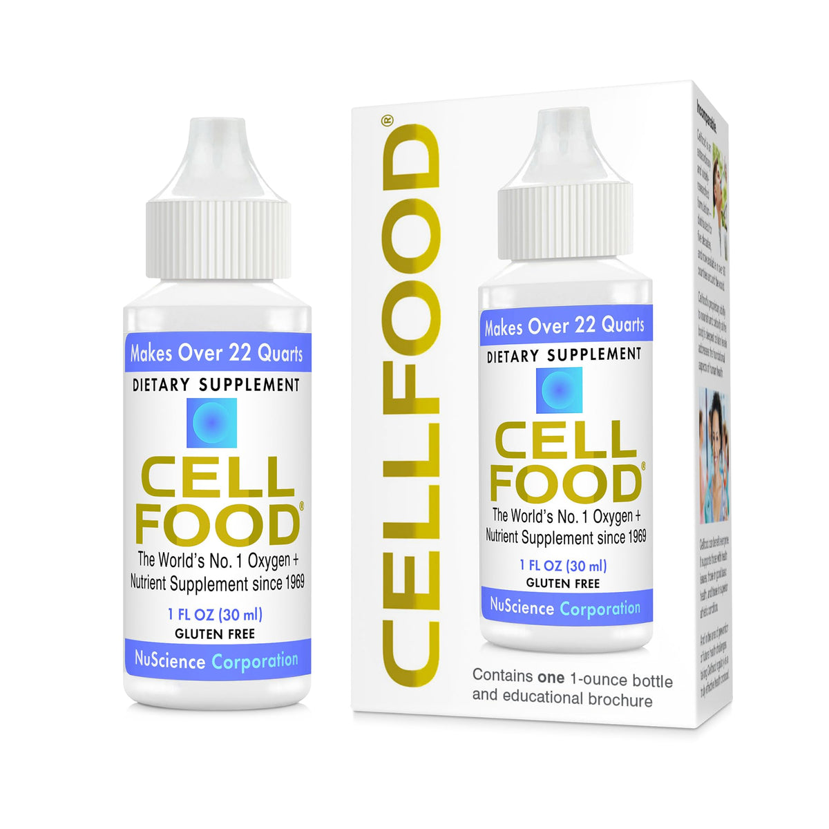 Cellfood Oxygen Boost – bouteille 1oz, améliore l’oxygénation et l’énergie quotidienne.