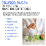 Cellfood Silice Essentielle contenu liquide: absorption améliorée et sans gluten.
