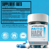 CellHack MITOHACK, capsules-gros-plan: concentration et absorption améliorée possible.