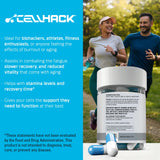 CellHack MITOHACK, emballage-boite: packaging compact et informations claires.
