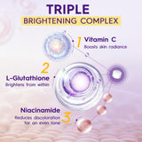 Cenffitio vitamine C: mélange brillance ciblée pour teint plus clair.