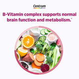 Flacon Centrum Complete Multivitamine avec notice concise et utile.