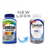 Schéma de dosage quotidien pour Centrum Men 50+.
