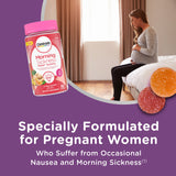 Gommes citron-gingembre Centrum Morning Sickness Relief, goût rafraîchissant et facile à prendre.