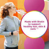Centrum MultiGummies baie: gommes parfumées pour cheveux et ongles.