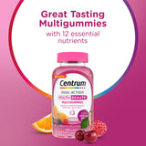 Centrum MultiGummies cerise: gommes rouges appétissantes pour routine pratique.