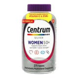 Centrum Silver Women 50+ en bouteille, soutien potentiel pour l'énergie et le bien-être quotidien.