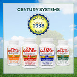 Century Systems The Cleaner Detox – Graphique nutritionnel pour suivre les ressources recommandées.