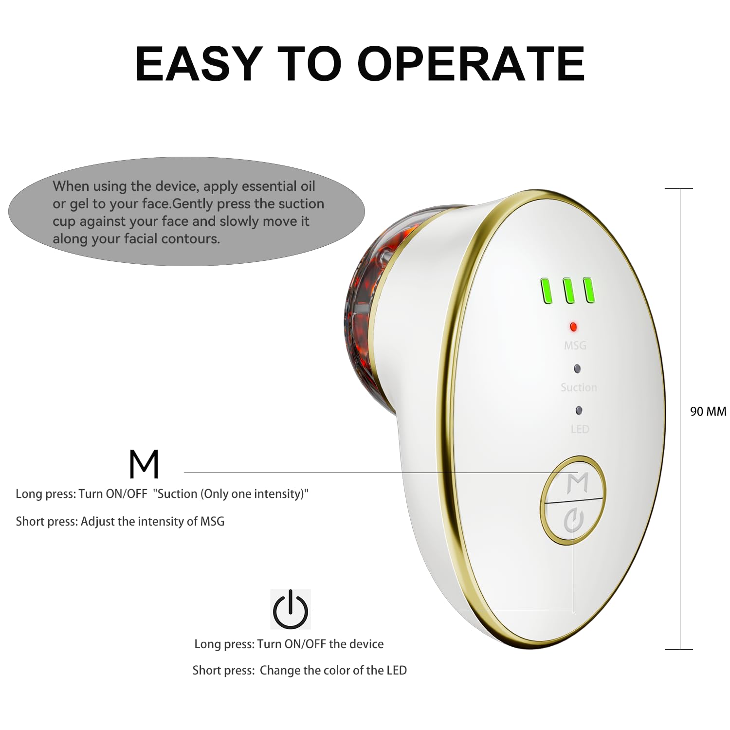 CENXIGO huile conductrice facilite glisse et confort d'utilisation.