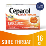 Cepacol douleur buccale benzocaïne menthol, soulagement local