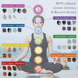 Pierres chakra polies Cereikei, parfaites pour méditation et énergie positive.