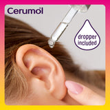 Utilisation douce de Cerumol Double Action dans la routine oreille.