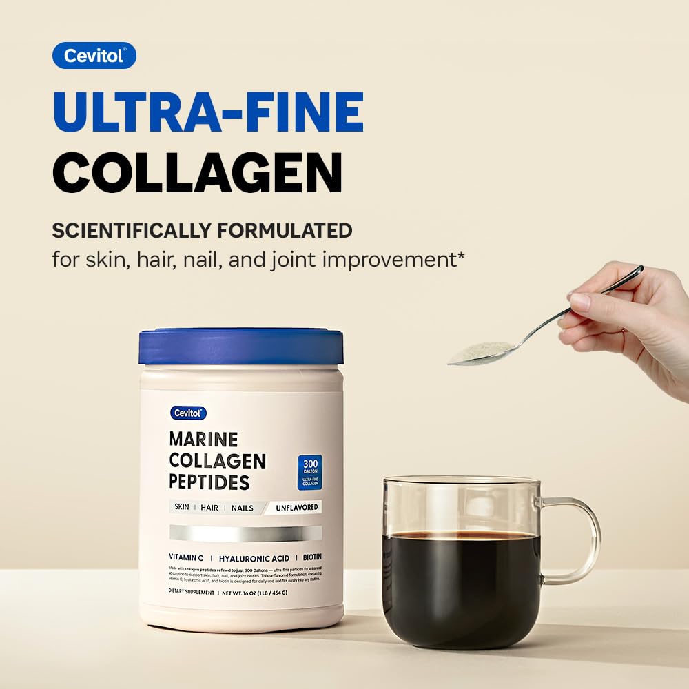 Poudre hydrolysée ultra-fin Cevitol Marin se dissolvant rapidement.