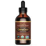 Ceylon Cinnamon Shop CinnaGold extrait liquide dans une bouteille, absorption rapide.