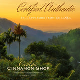 Ceylon Cinnamon Shop CinnaGold conditionnement sans sucre pour routine équilibrée.