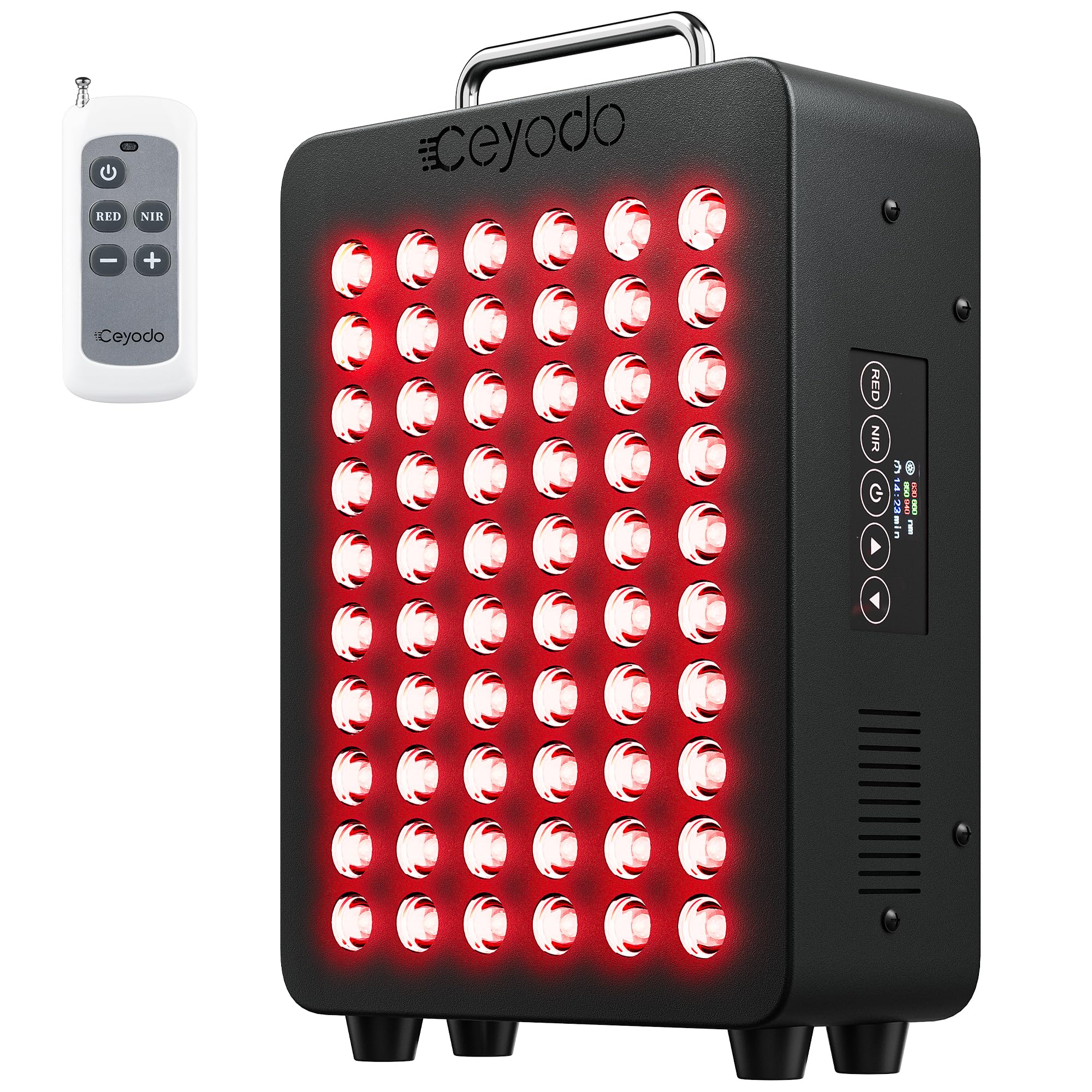 Panneau Ceyodo lumière rouge 630–660nm, relaxation ciblée et récupération.