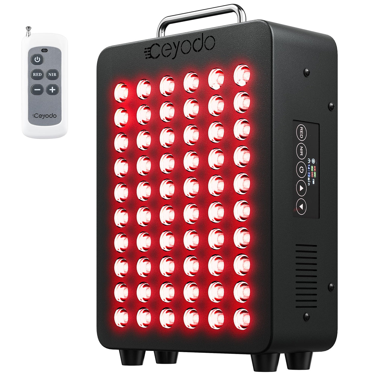 Panneau Ceyodo lumière rouge 630–660nm, relaxation ciblée et récupération.