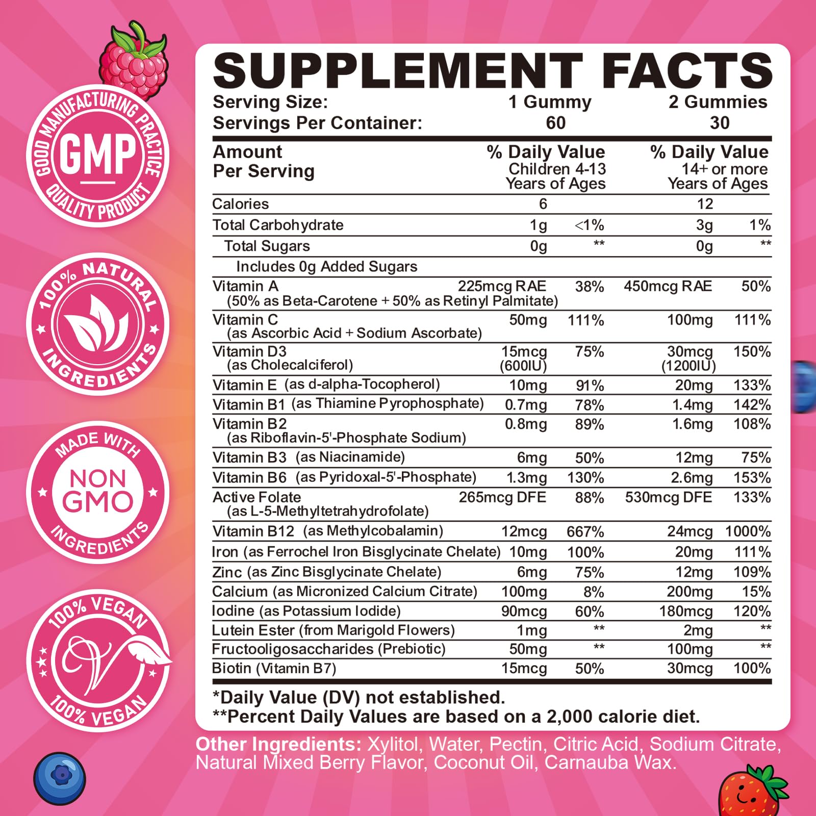 CFILIHTC gommes-fer-enfants-energie-quotidienne goût fraise motive les routines nutritives
